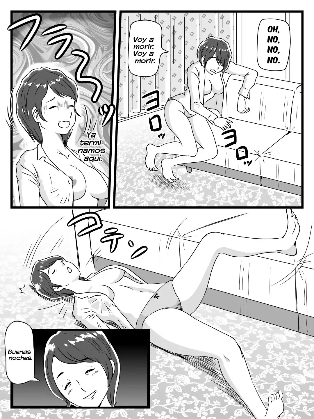 Neteiru Aida ni Musuko ga Sounyuu Shite Kita | Mientras Dormía, Mi Hijo Me Penetró page 4 full
