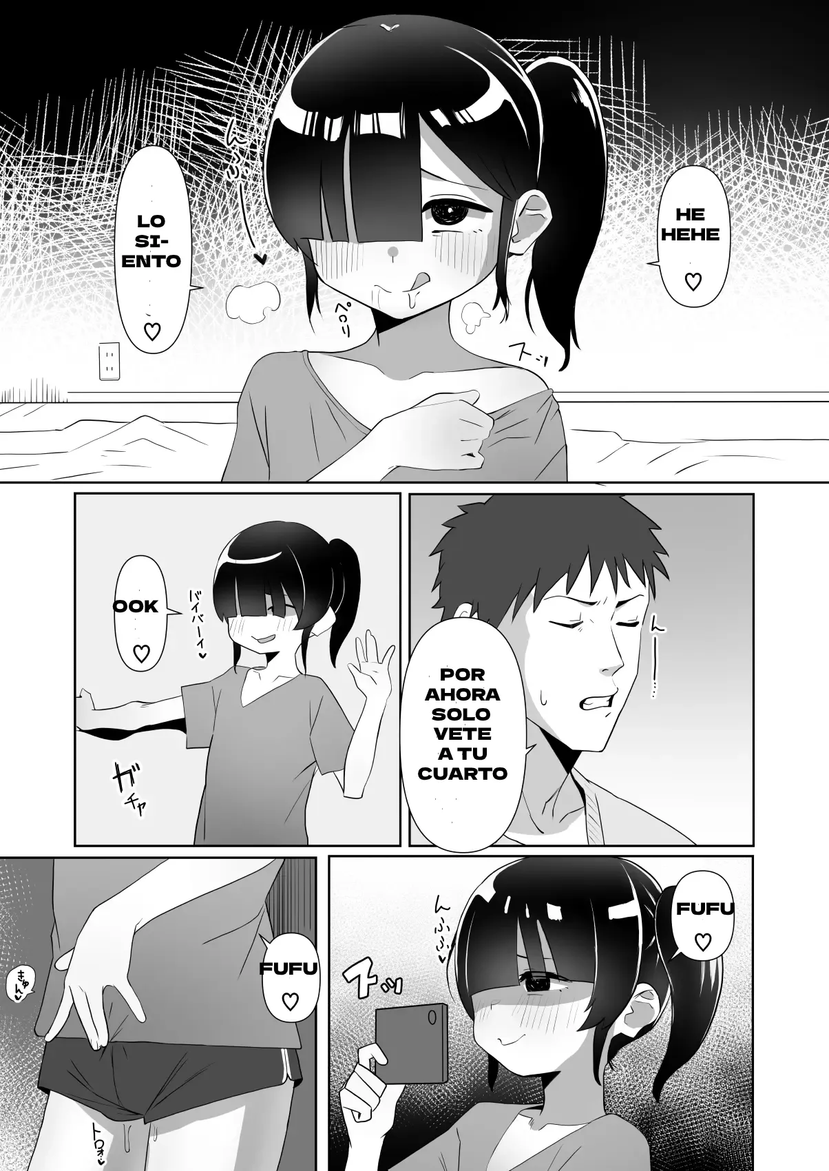 Nekura Musume no Gyaku NTR no Yarikata ~Chi no Tsunagatteinakatta Musume to Asa made Haitoku Uwaki Ecchi♥~ | La Chica Sombría Comete NTR Inverso ~Sexo Inmoral y Engañoso con Mi Hija♥~ page 5 full