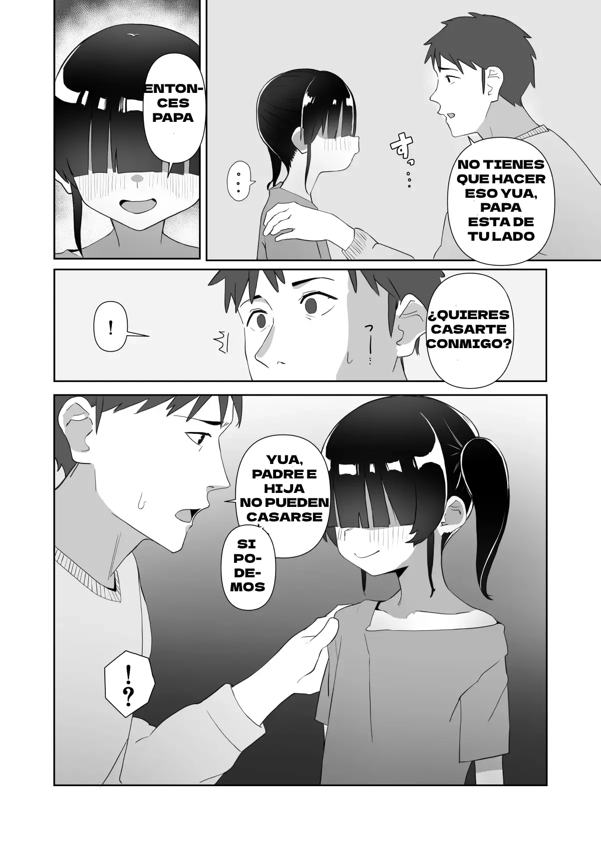 Nekura Musume no Gyaku NTR no Yarikata ~Chi no Tsunagatteinakatta Musume to Asa made Haitoku Uwaki Ecchi♥~ | La Chica Sombría Comete NTR Inverso ~Sexo Inmoral y Engañoso con Mi Hija♥~ page 9 full