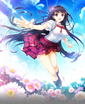 Kanojo to Ore to Koibito to. Mihagino Ayano After cover