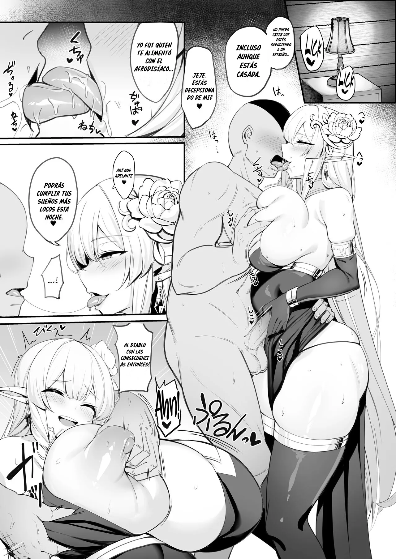 Hitozuma Elf wa Yokkyuu Fuman | La Esposa Elfa Está Reprimida page 10 full