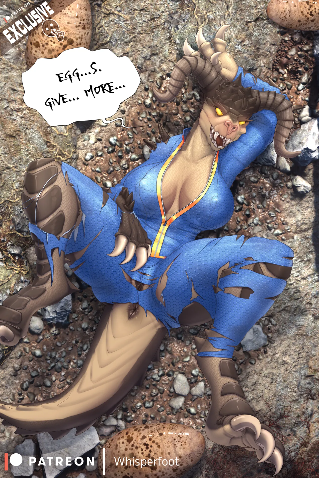 Whisperfoot - Sexy Deathclaw GF &amp; Shiny Deathclaw🦖🦖🦖 page 2 full