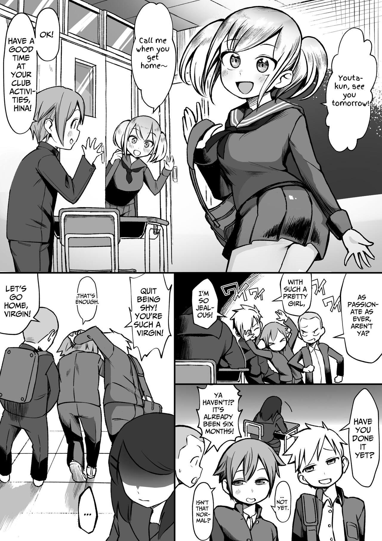 Bakunyuu InCha wa Gyaku NTR ru!! | Busty Introvert Reverse NTR Cucks Me!! page 2 full