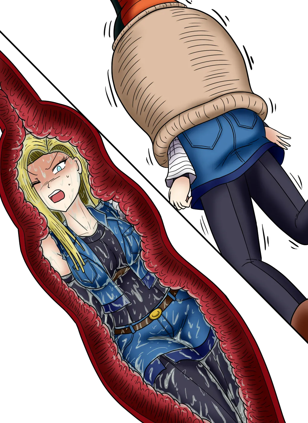 セルに吸収される「超１８号」 page 6 full