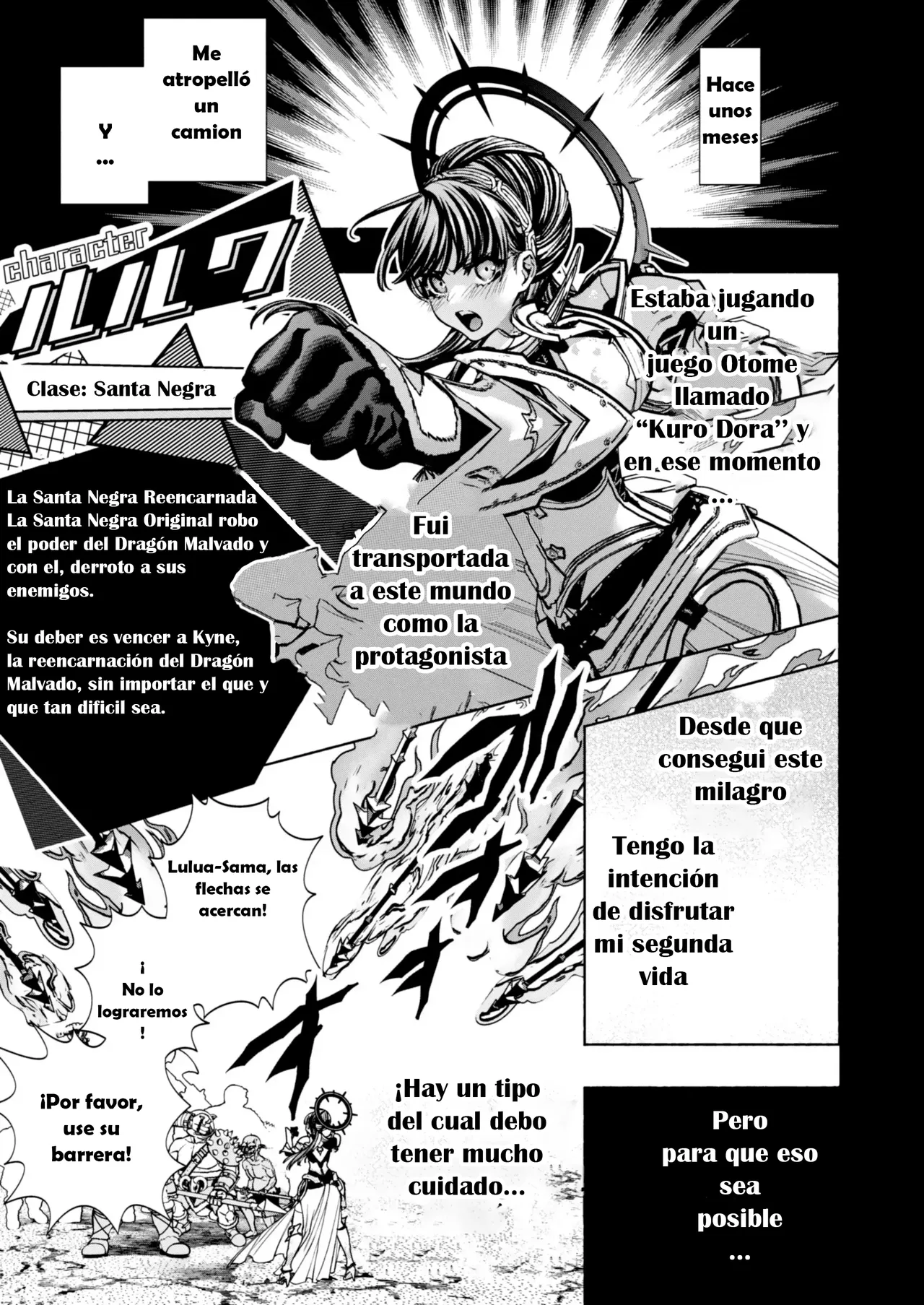Reencarnacion en otro mundo - El Dragón Negro y La Santa Obscura page 6 full