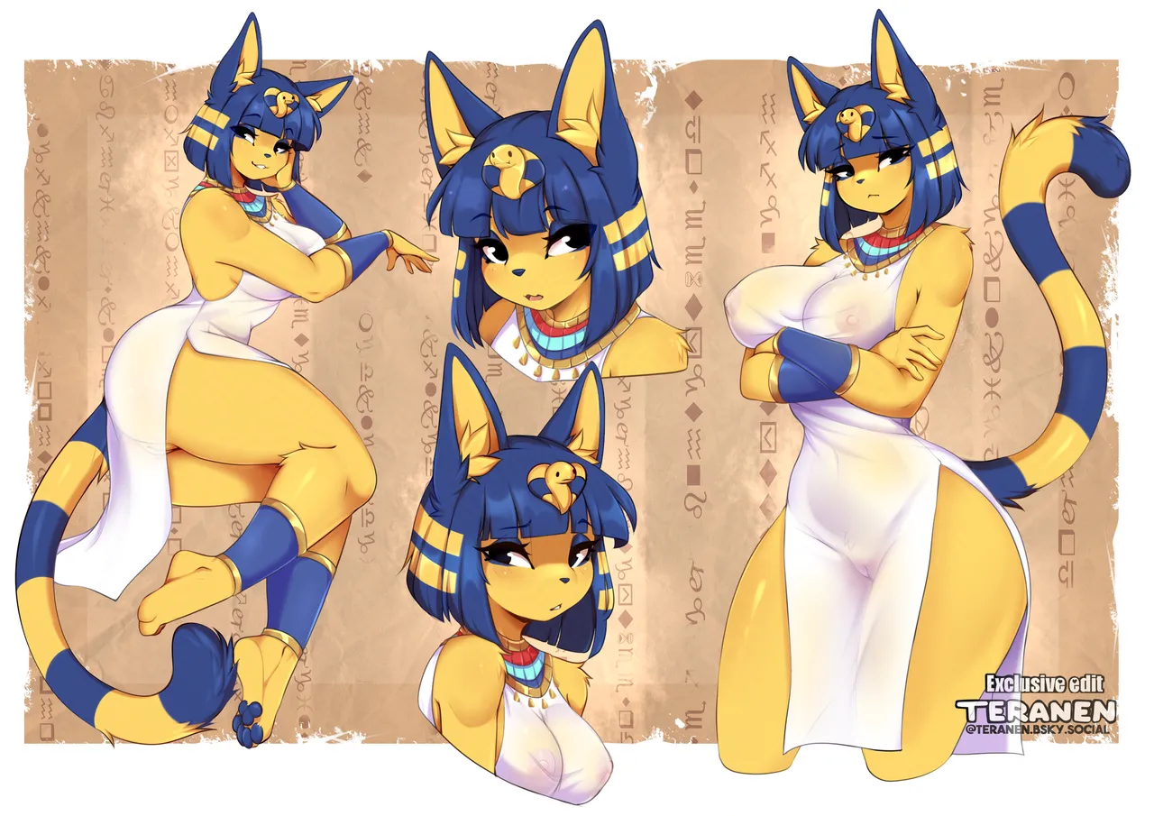 Ankha sketch sheet edits page 3 full