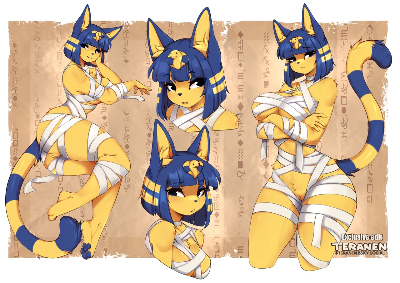 Ankha sketch sheet edits page 4 full