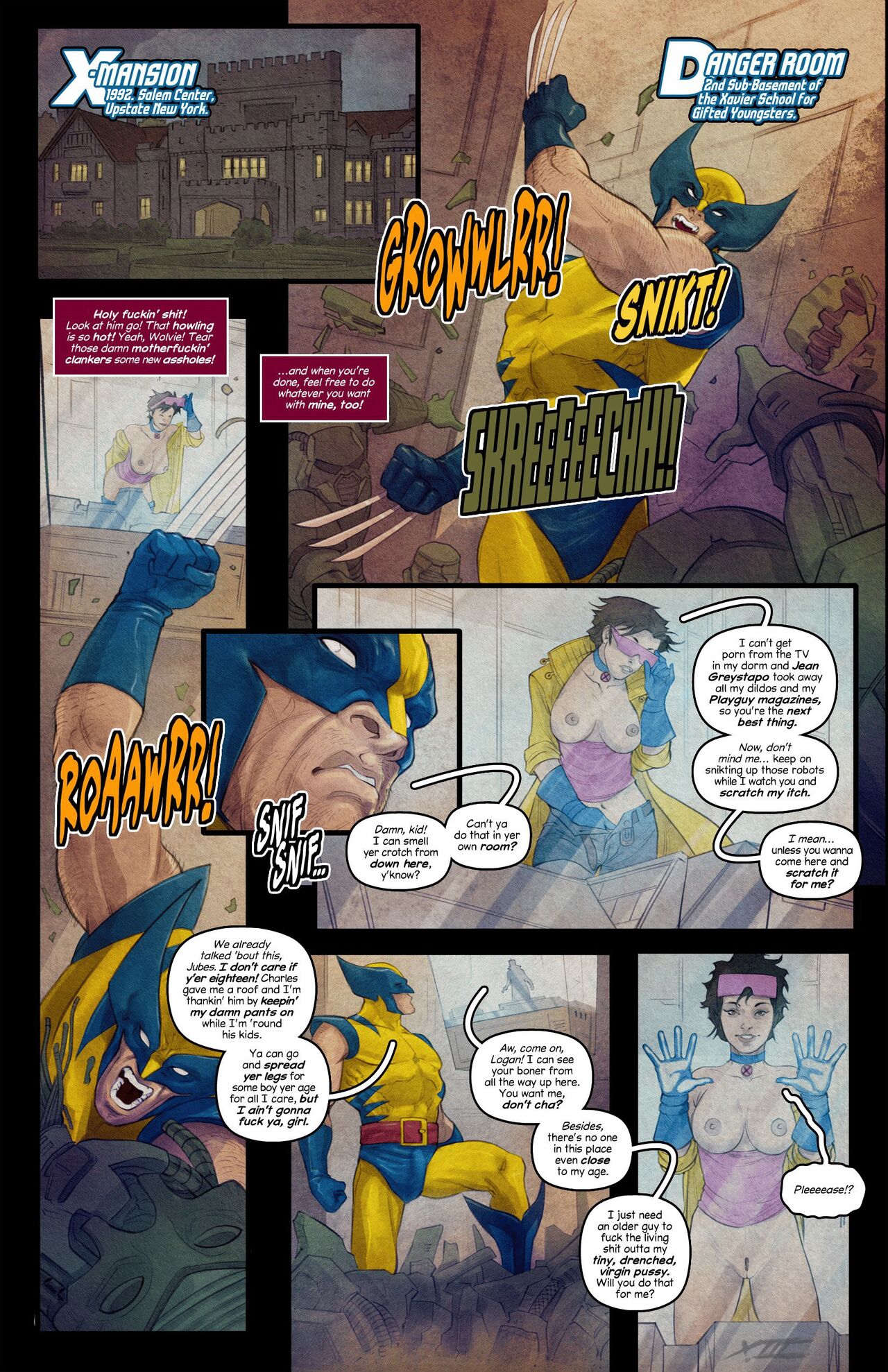 Secret Tales Of The X-Mansion - Shapeshifting Shenanigans page 3 full