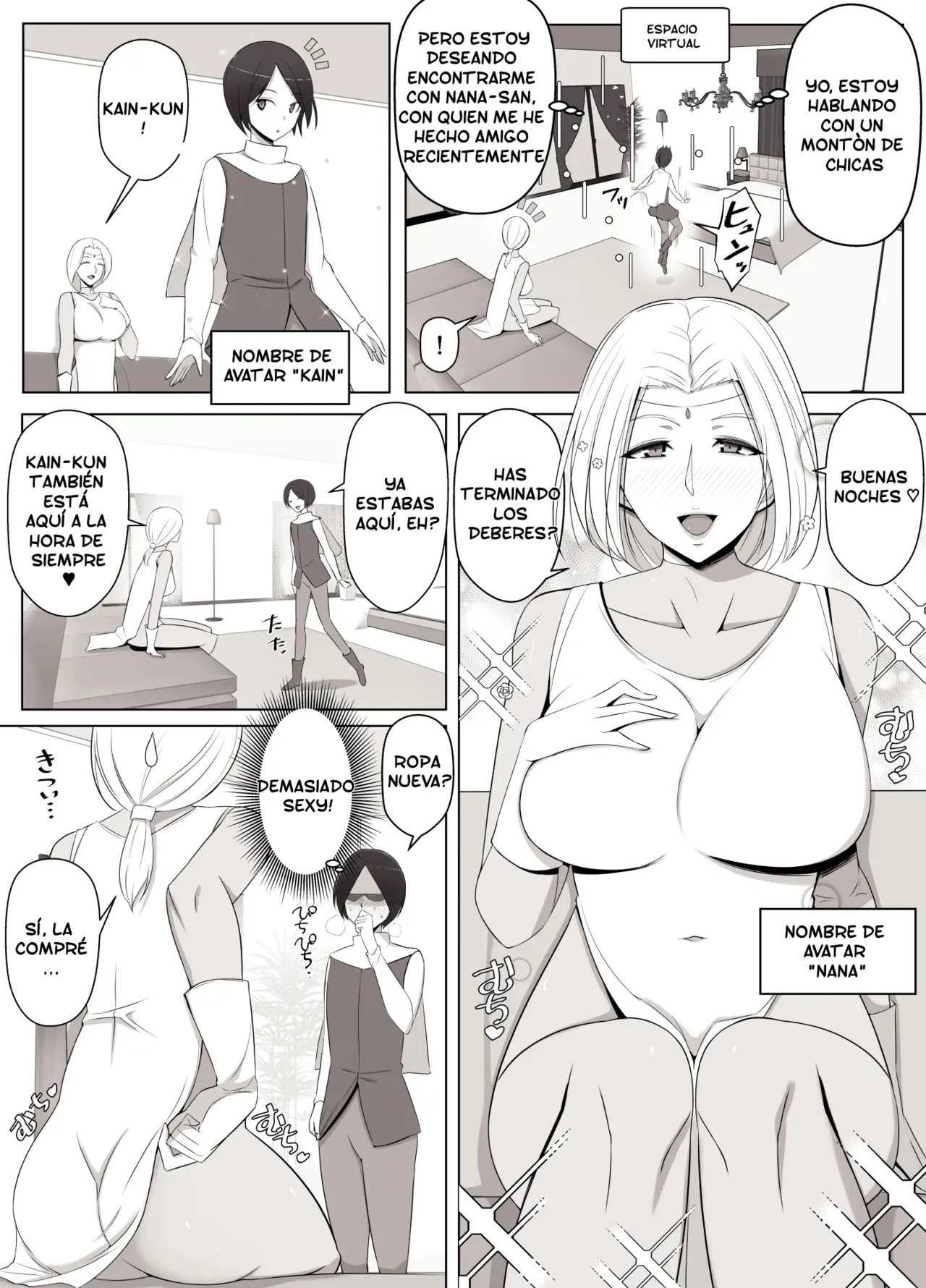 Virtual Chat de Deatta Risou no Josei wa Boku no Mama deshita♥ | La Mujer Ideal que Conocí en el Chat Virtual...¡Era Mi Mamá!♥ =Español  = page 3 full
