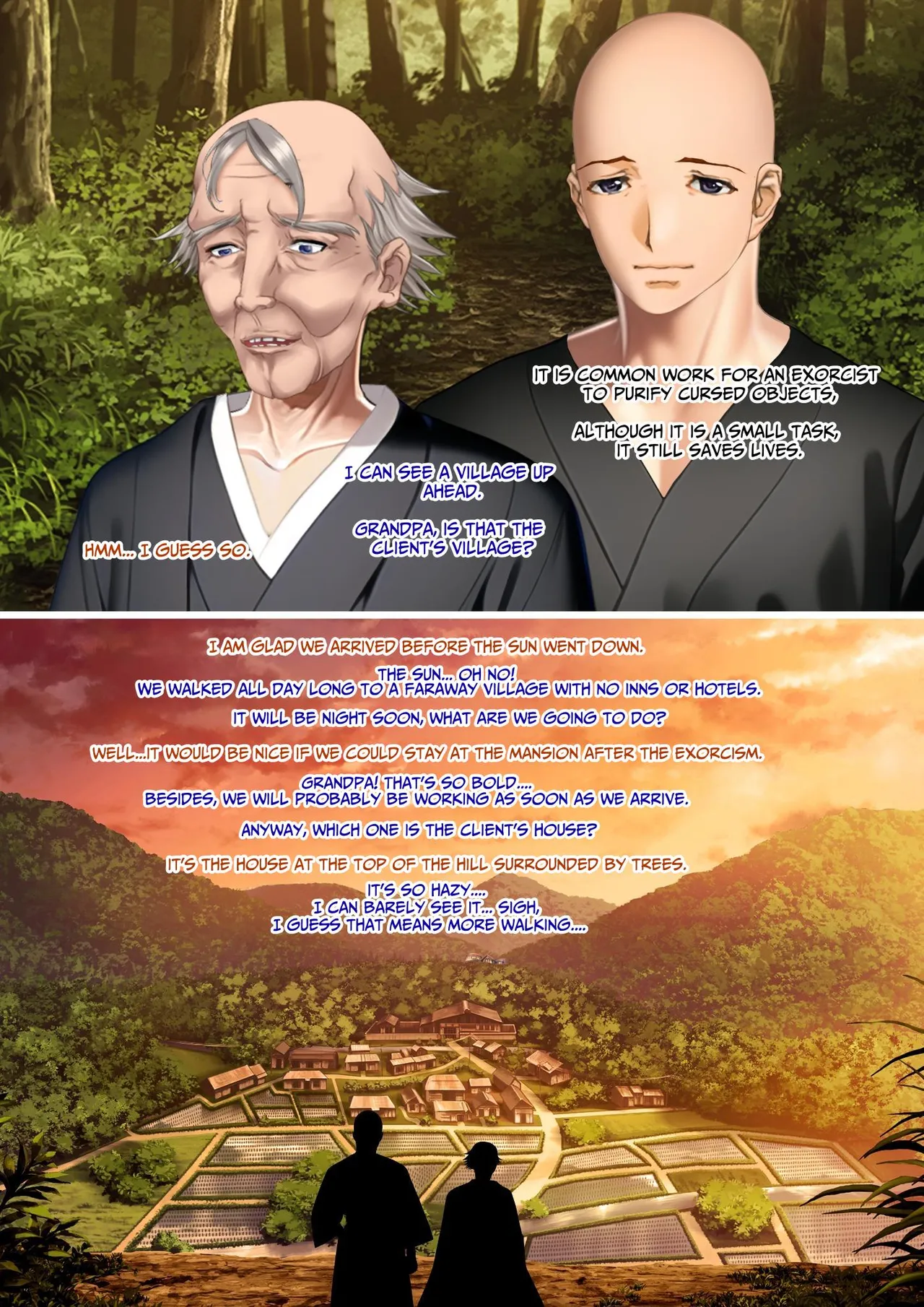 The Succubus Box: A lewd and unusual fate befalls the exorcist grandfather and grandson. page 3 full