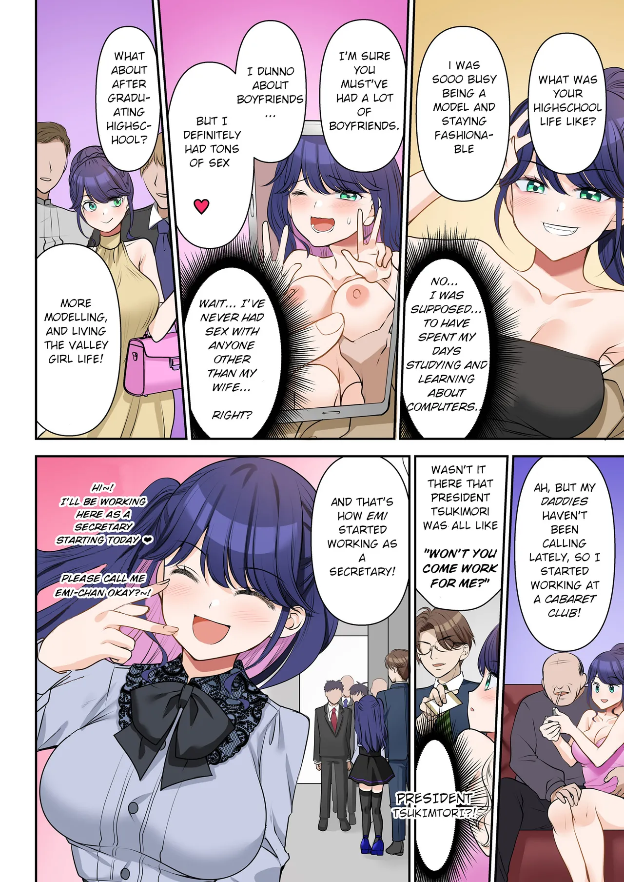 Jinsei Henkou Keiyaku Shachou♂ → Sex Hisho♀ | Life Change Contract - President♂ → SEXcretary♀ page 9 full