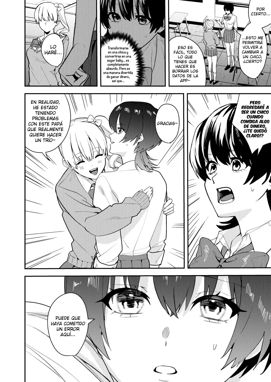Papakatsu Nyotaika de Tanoshiku Kasegu! | ¡Divirtiéndome y Ganando Algo de Dinero al Prostituirme Después de Convertirme en Chica! page 9 full