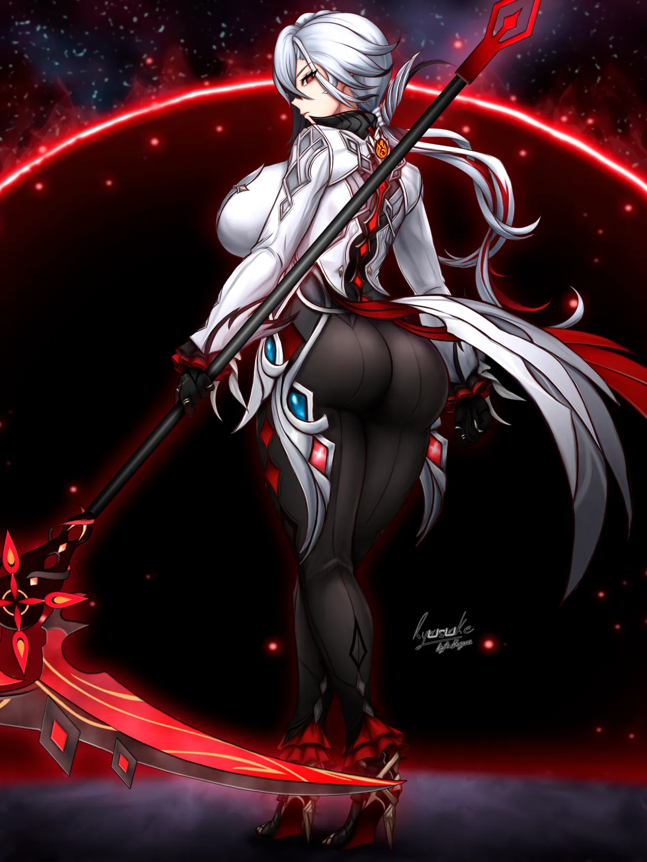 Father's day Trio - Artoria, Calliope and Arlecchino page 4 full