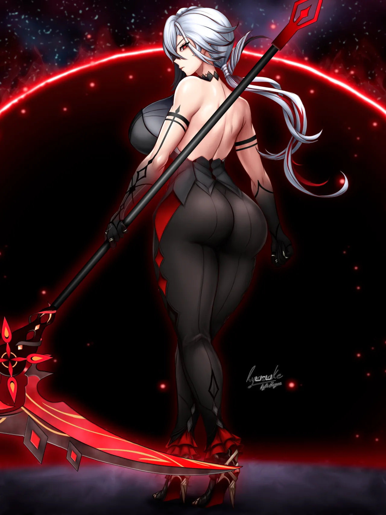 Father's day Trio - Artoria, Calliope and Arlecchino page 5 full