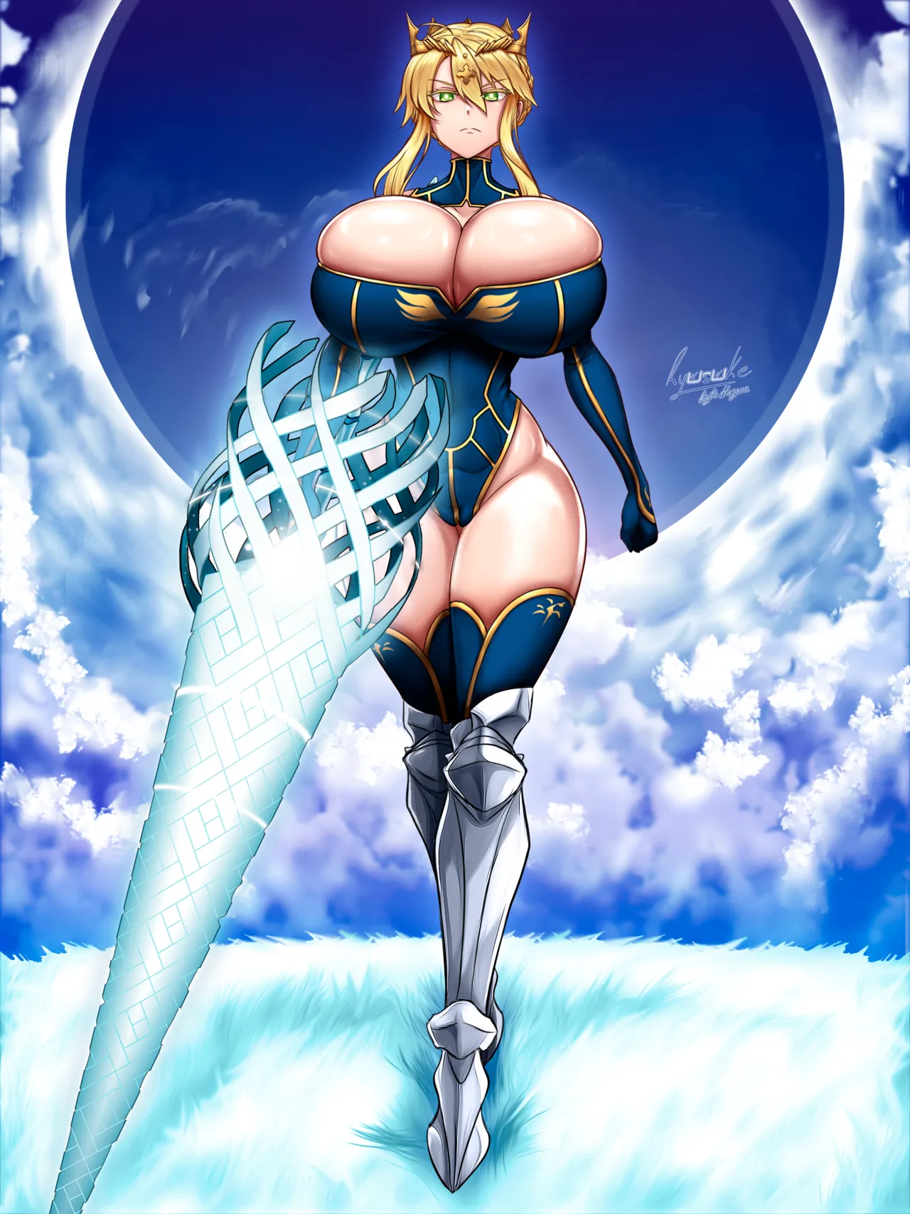 Father's day Trio - Artoria, Calliope and Arlecchino page 8 full