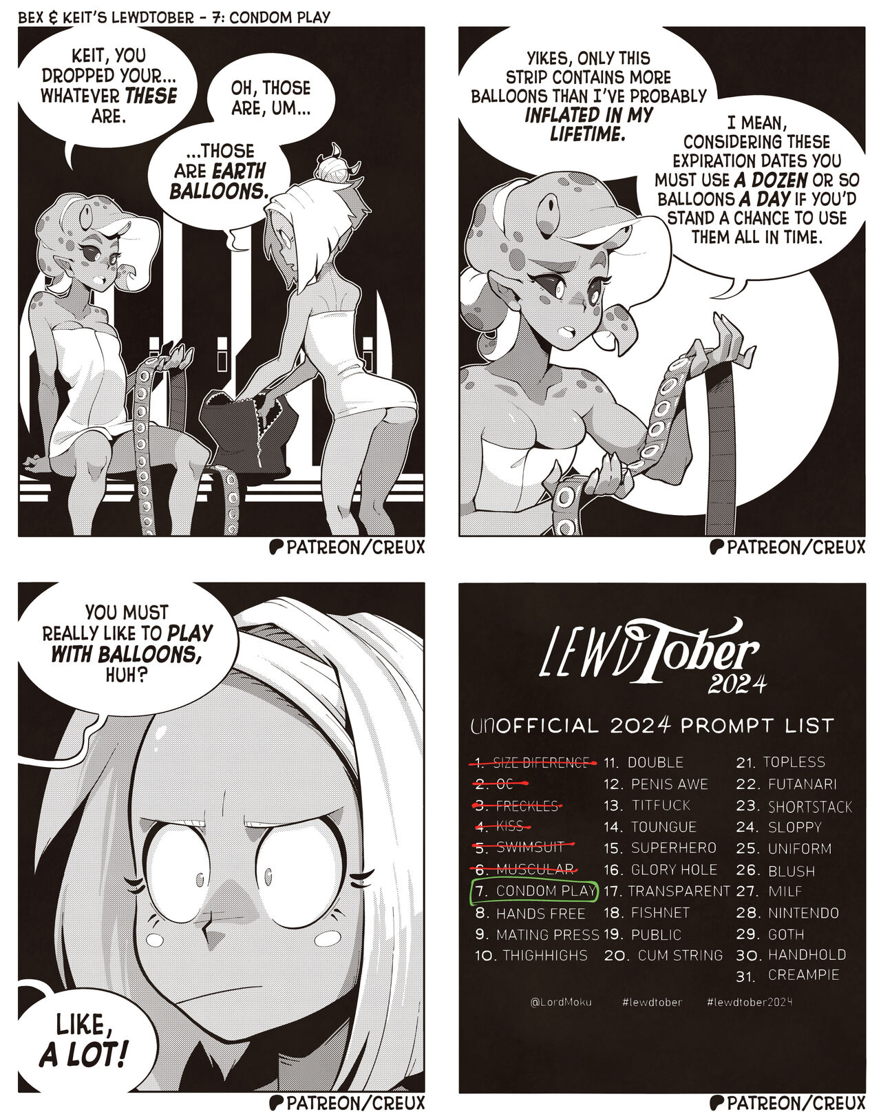 Bex &amp; Keit's Lewdtober 2024 page 7 full