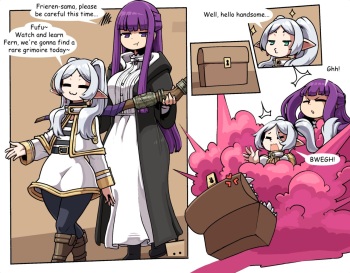 Frieren wanted grimoire, rng chose sex cover