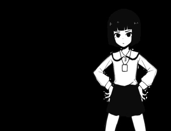 黑白高中同学 CG cover