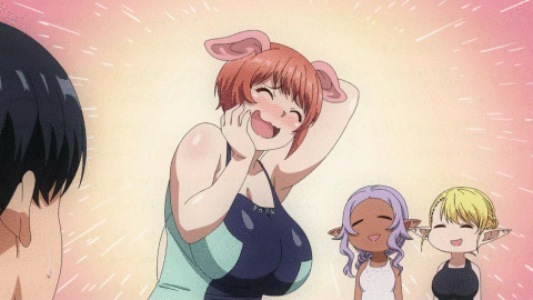 Elf-san wa Yaserarenai. animation page 4 full