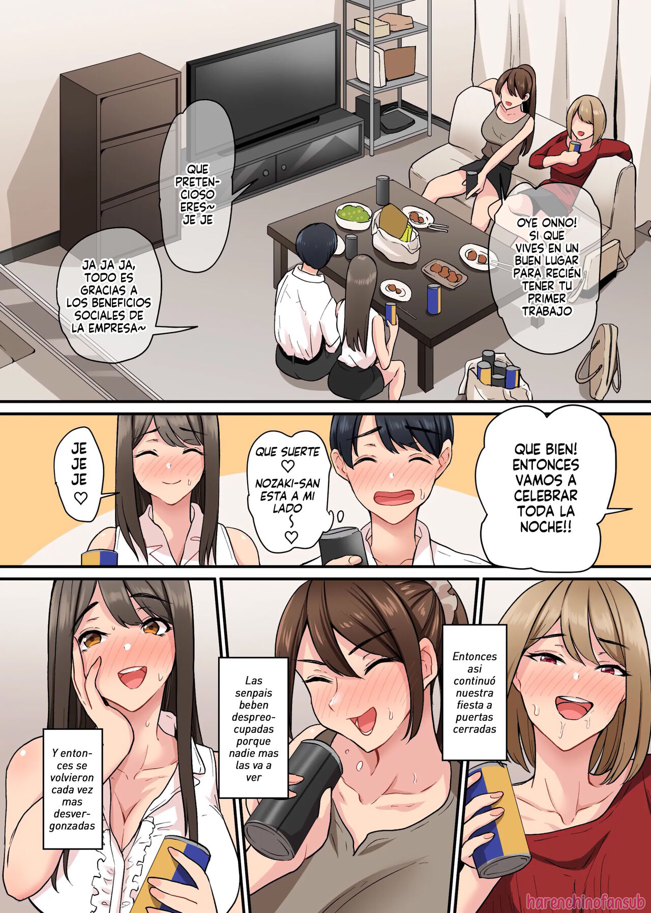 Nyuusha shitara Bitch na Onna Senpai Bakari de Haremu ni natta. Takunomi de Seieki made Nomihosareru Koto ni natta Boku no Hanashi page 7 full
