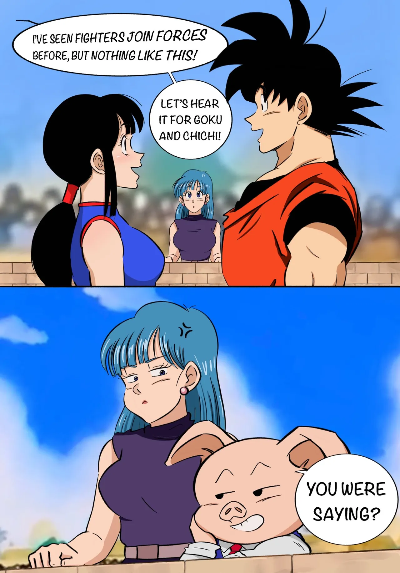 goku x bulma reunion page 8 full