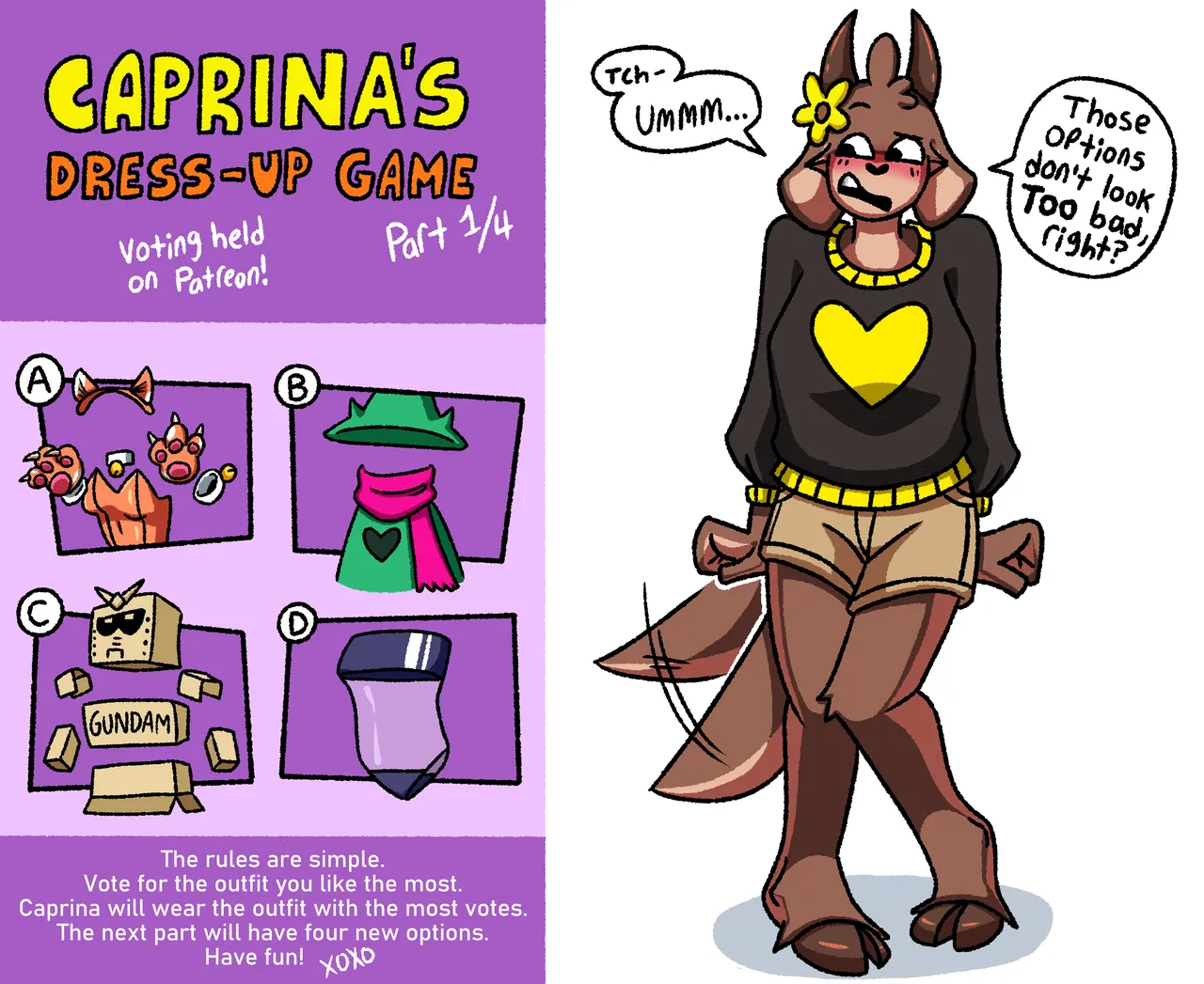 Caprina's Dress-Up Game page 1 full