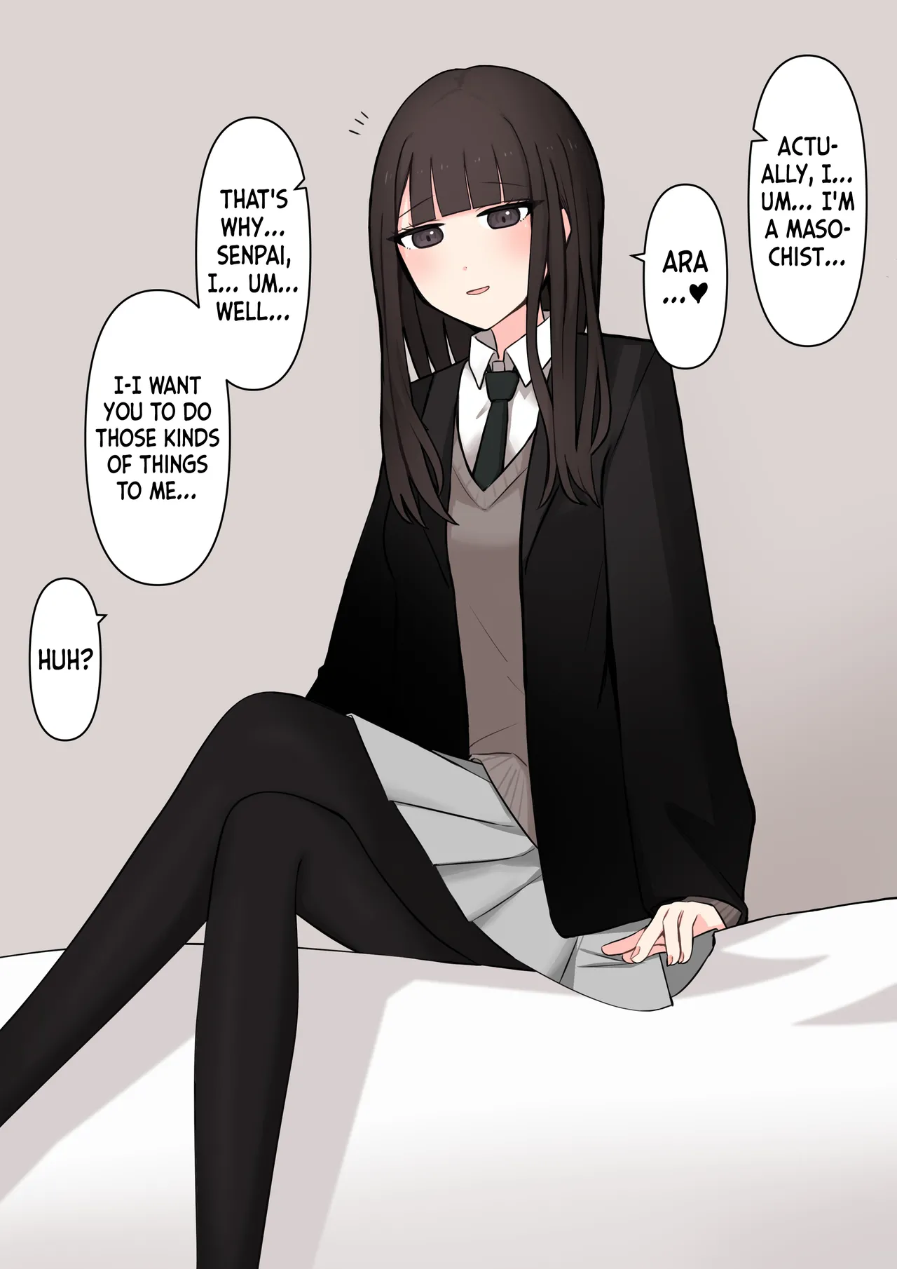 Koukando 100% no Senpai Kanojo ni Maso de Aru Koto o Kokuhaku Shita Hanashi | Confessing to my 100% Likable Senior Girlfriend That I'm a Masochist page 5 full