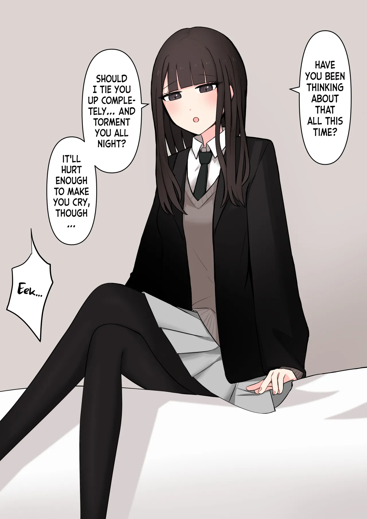 Koukando 100% no Senpai Kanojo ni Maso de Aru Koto o Kokuhaku Shita Hanashi | Confessing to my 100% Likable Senior Girlfriend That I'm a Masochist page 9 full
