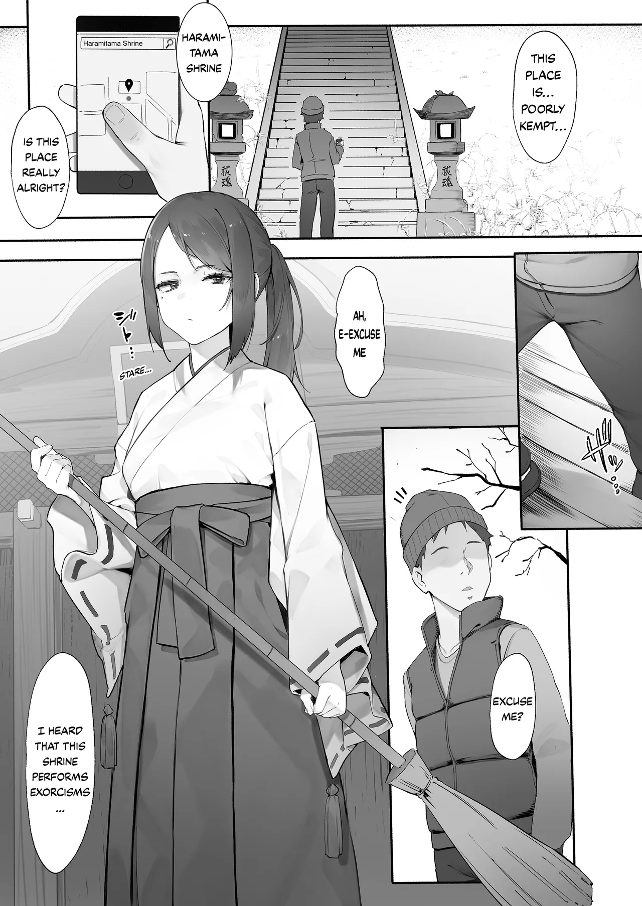 Shinrei Spot ni Ittara Yabbai no ga Tsuita node Nekosogi Suidashite Morau page 2 full