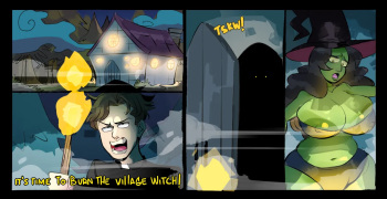 the witch likes to suck on candy cover