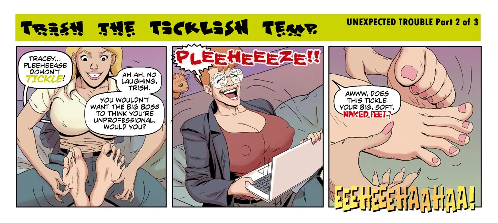 Bandito - Trish the TICKLISH Temp - 3 Panel Comic page 8 full