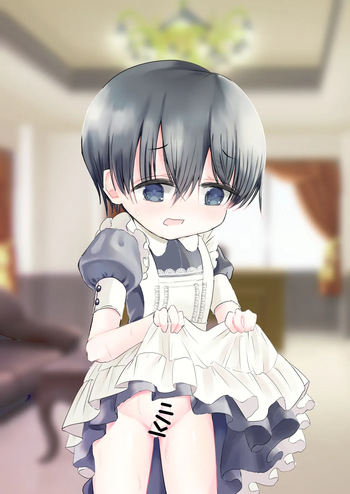 Meido Shounen no Hatsu Kyuuji -Hentai Goshujin-sama ni Shitsuke Rareta Boku- cover