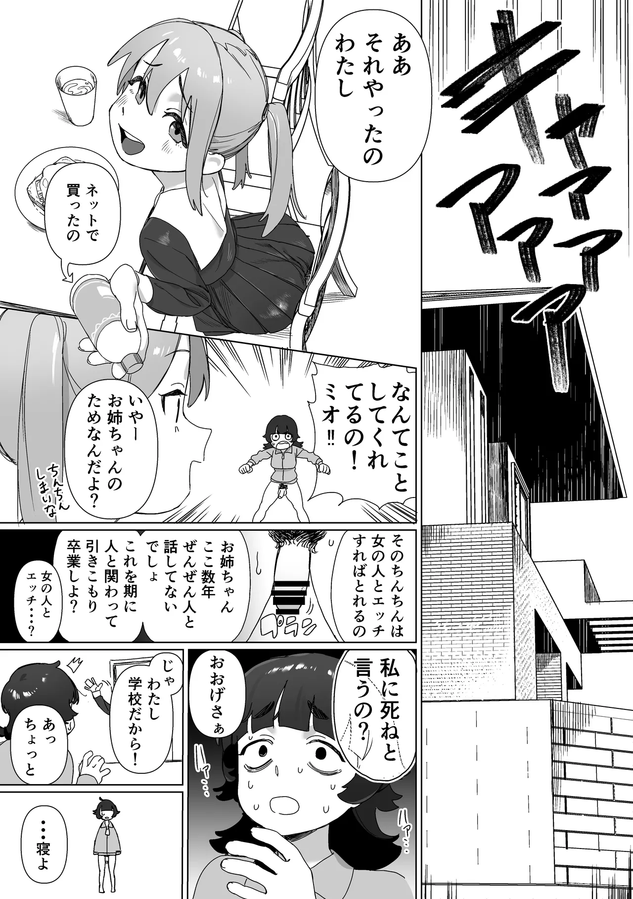 Hikikomori no Ane ni Chinchin ga Haetara page 4 full