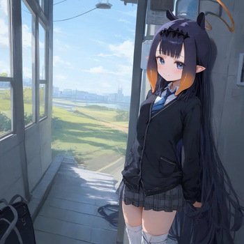 Pixiv-一伊那爾栖ninomae ina'nis-school- cover