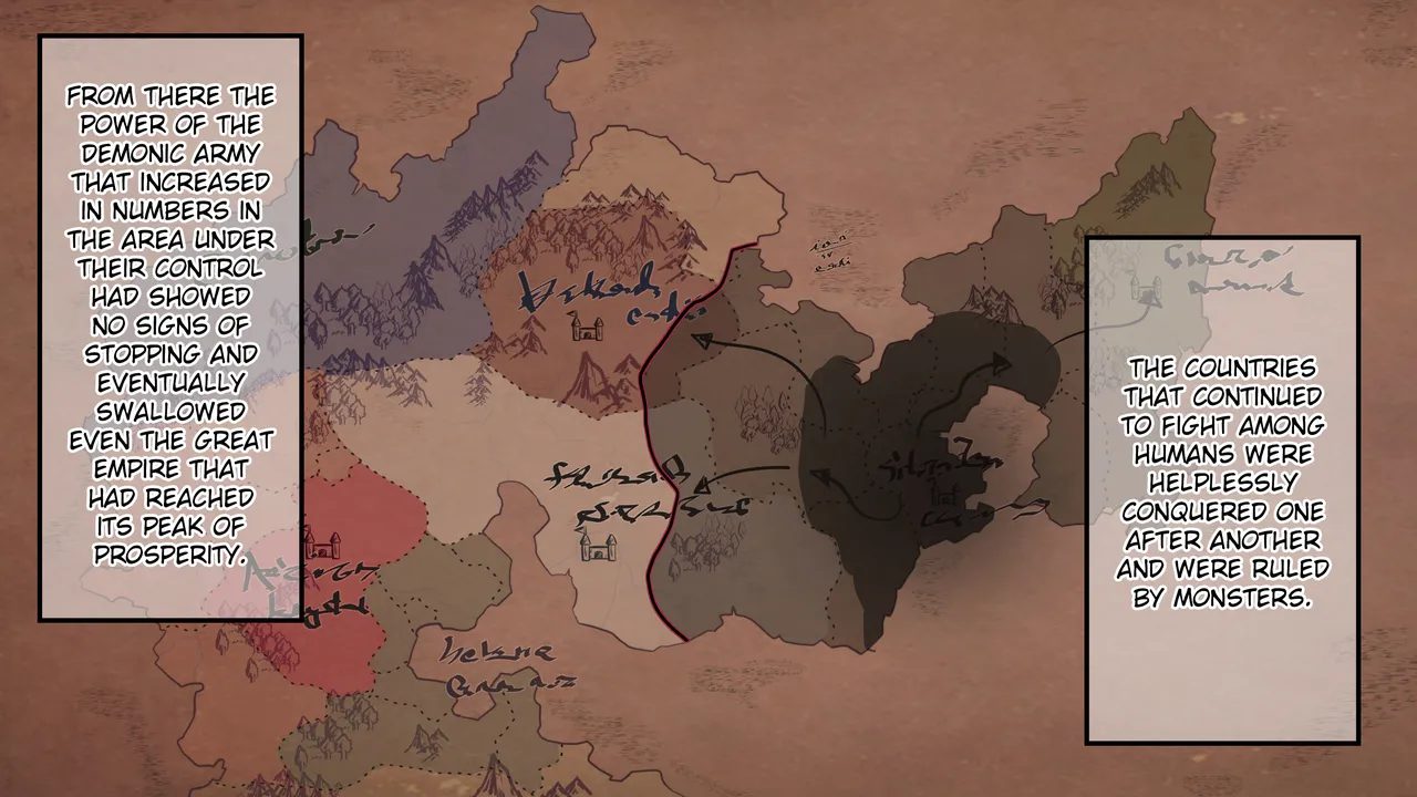 Jinrui ni Shouri o Motarasu Hazu no Hikari no Otome ga Nikubenki Choukyou de Mamono no Mesubuta Haramibukuro Makai Kishi Ochiru made page 4 full