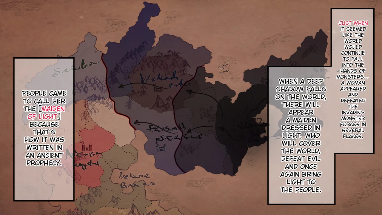 Jinrui ni Shouri o Motarasu Hazu no Hikari no Otome ga Nikubenki Choukyou de Mamono no Mesubuta Haramibukuro Makai Kishi Ochiru made page 5 full