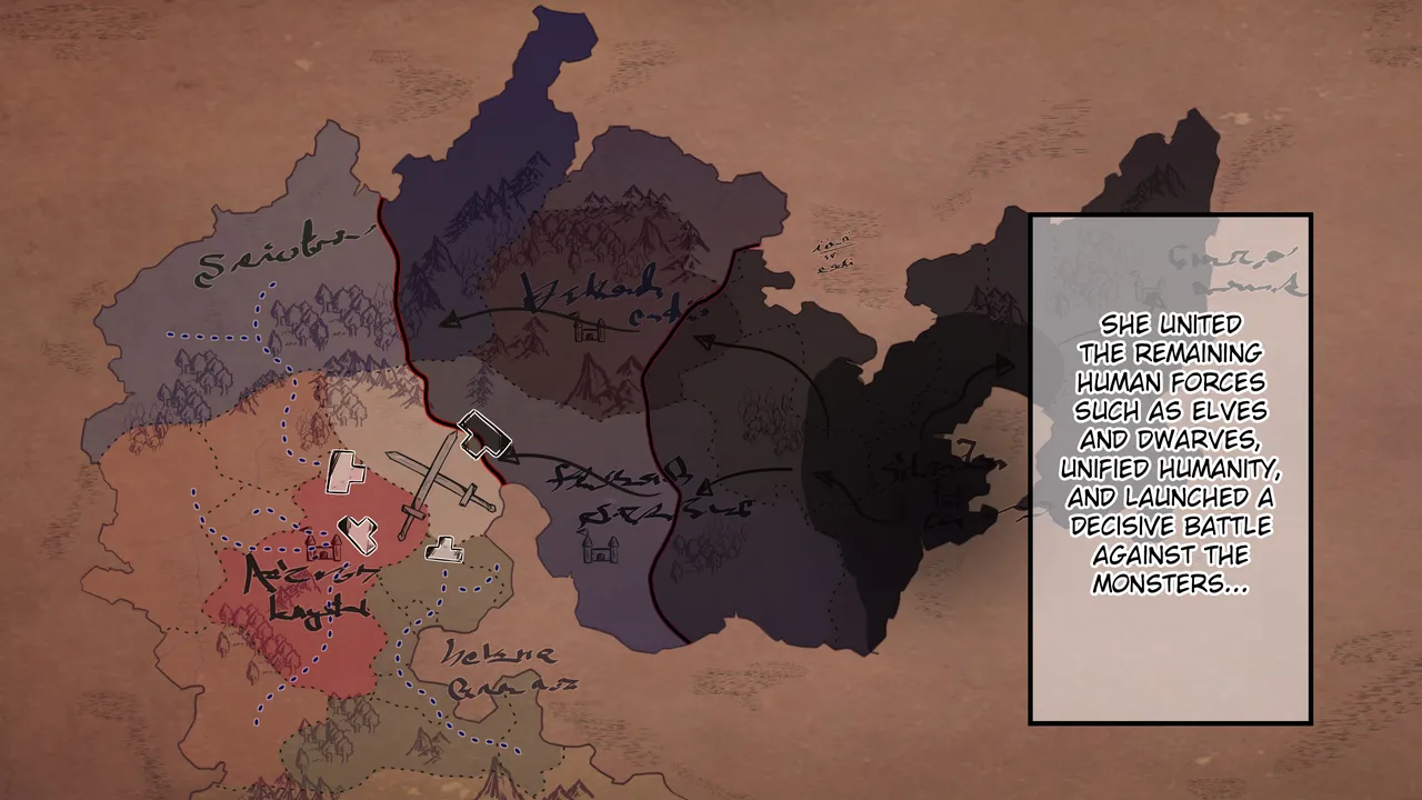 Jinrui ni Shouri o Motarasu Hazu no Hikari no Otome ga Nikubenki Choukyou de Mamono no Mesubuta Haramibukuro Makai Kishi Ochiru made page 6 full