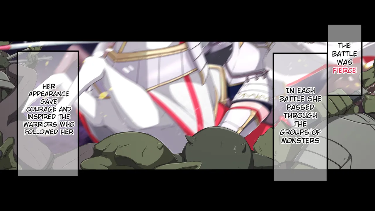 Jinrui ni Shouri o Motarasu Hazu no Hikari no Otome ga Nikubenki Choukyou de Mamono no Mesubuta Haramibukuro Makai Kishi Ochiru made page 8 full