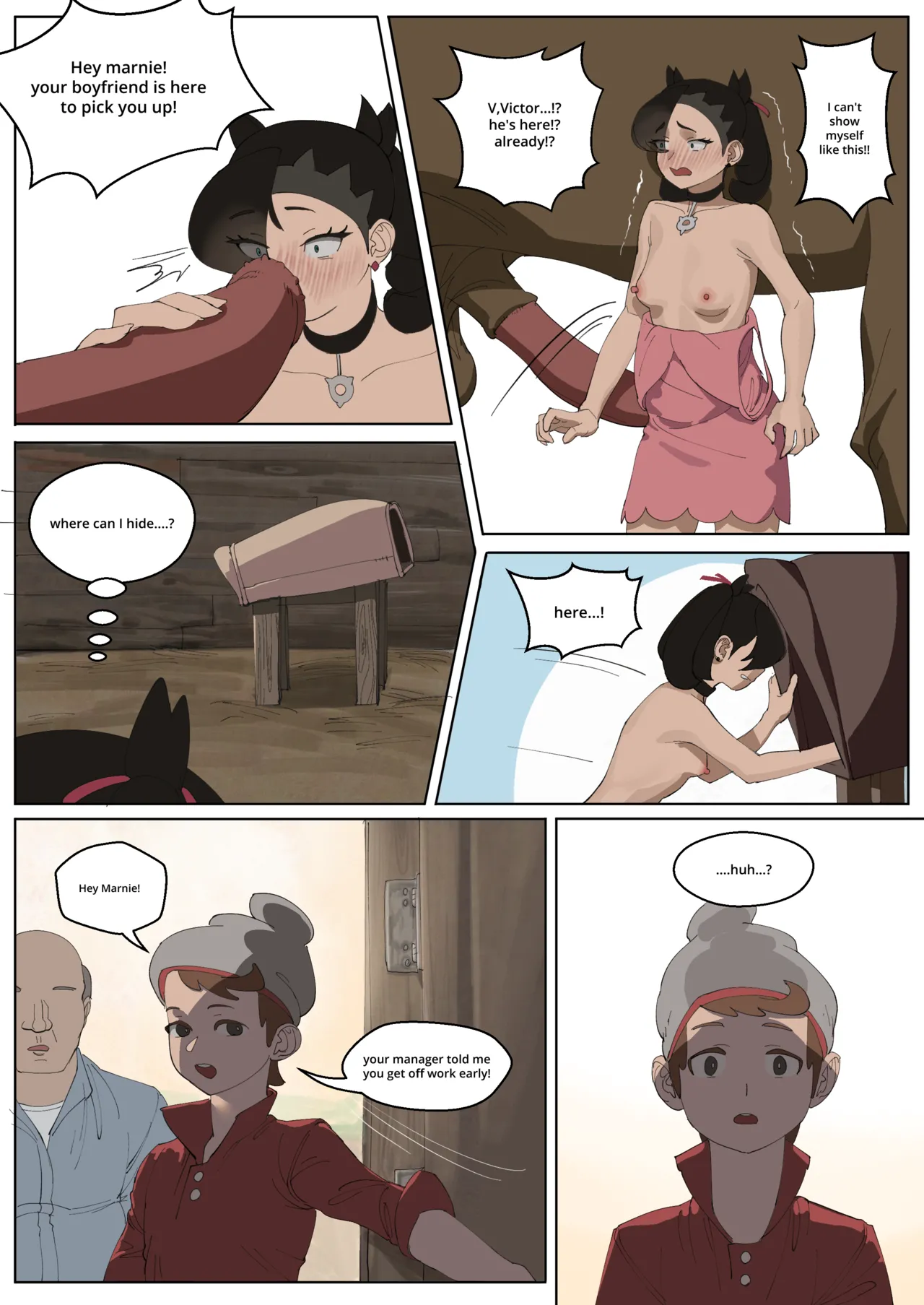 Marnie working part-time at the stables page 3 full