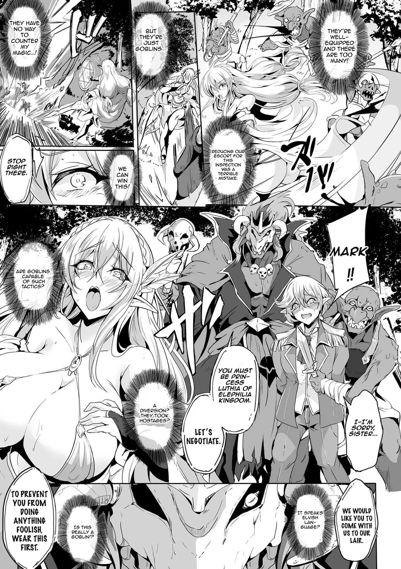 Female Elves of the Goblin Country Ch. 1 | Kooni no Kuni no Mesu Elf Ch. 1 page 3 full