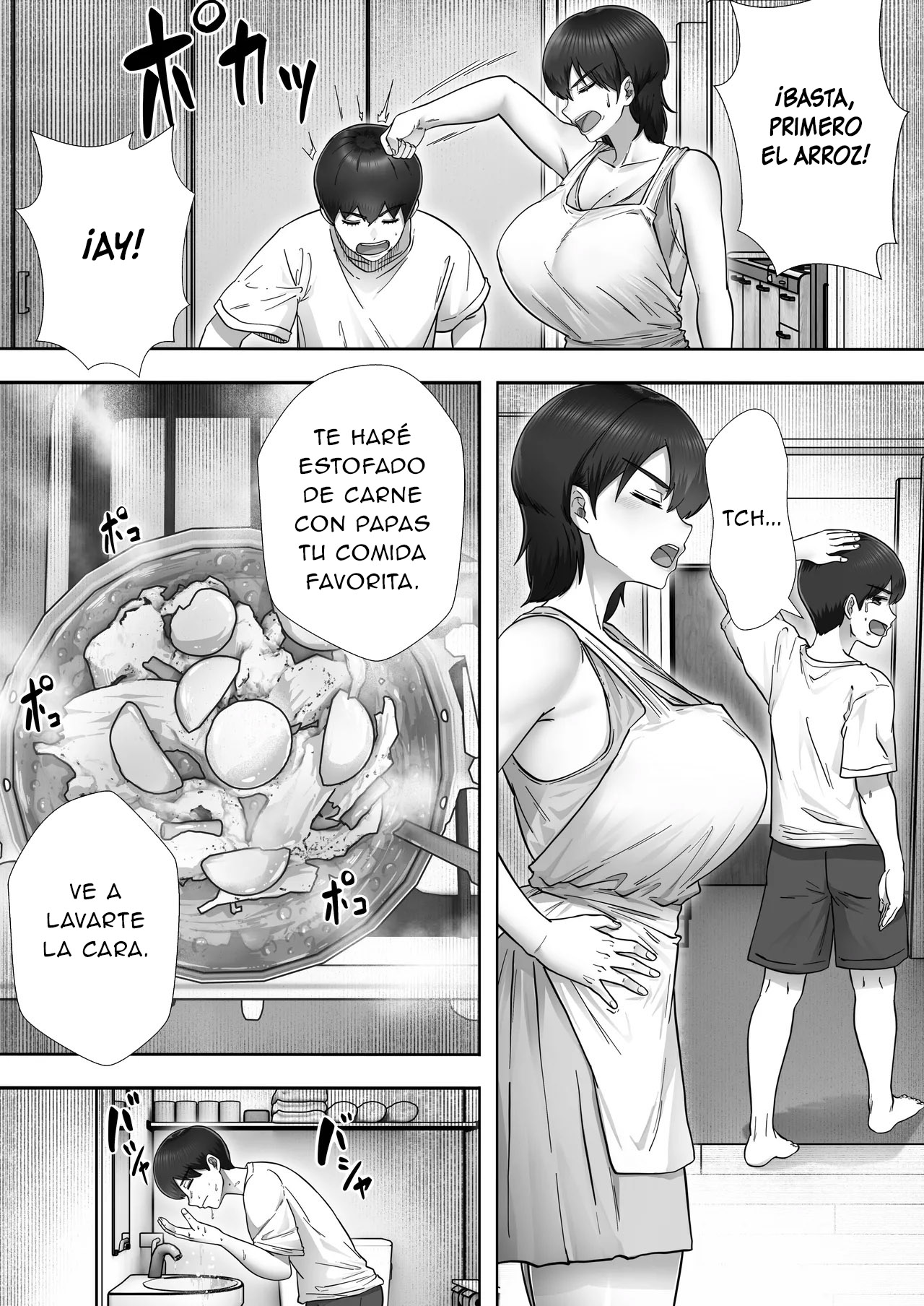 DeliHeal Kaa-chan 3 ~Daisukina Kaa-chan to Yari Makuri Handousei Sei Katsu~ | DeliHeal Kaa-chan 3 ~Teniendo Sexo con mi Madre y Nuestra Vida de Convivencia a Medias~ page 6 full