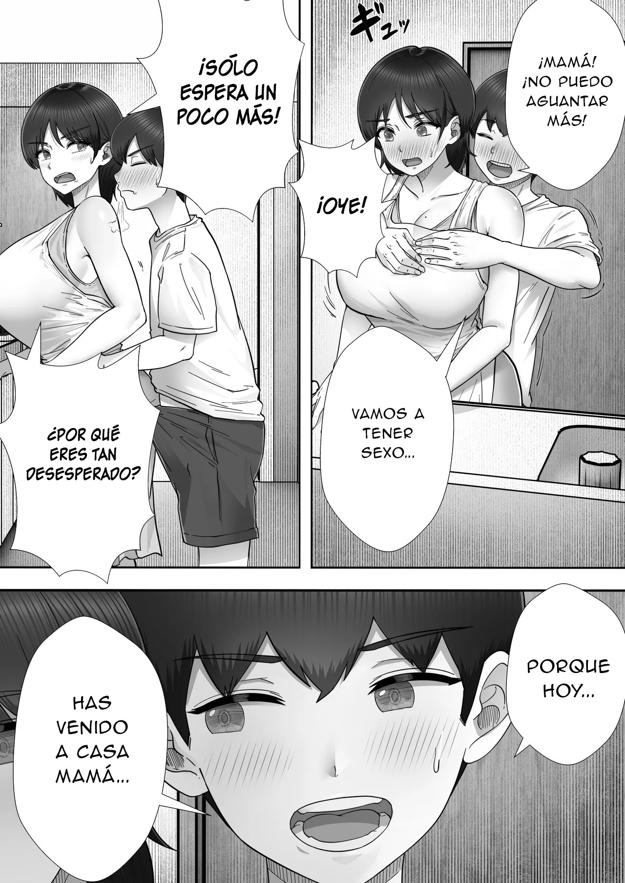 DeliHeal Kaa-chan 3 ~Daisukina Kaa-chan to Yari Makuri Handousei Sei Katsu~ | DeliHeal Kaa-chan 3 ~Teniendo Sexo con mi Madre y Nuestra Vida de Convivencia a Medias~ page 8 full