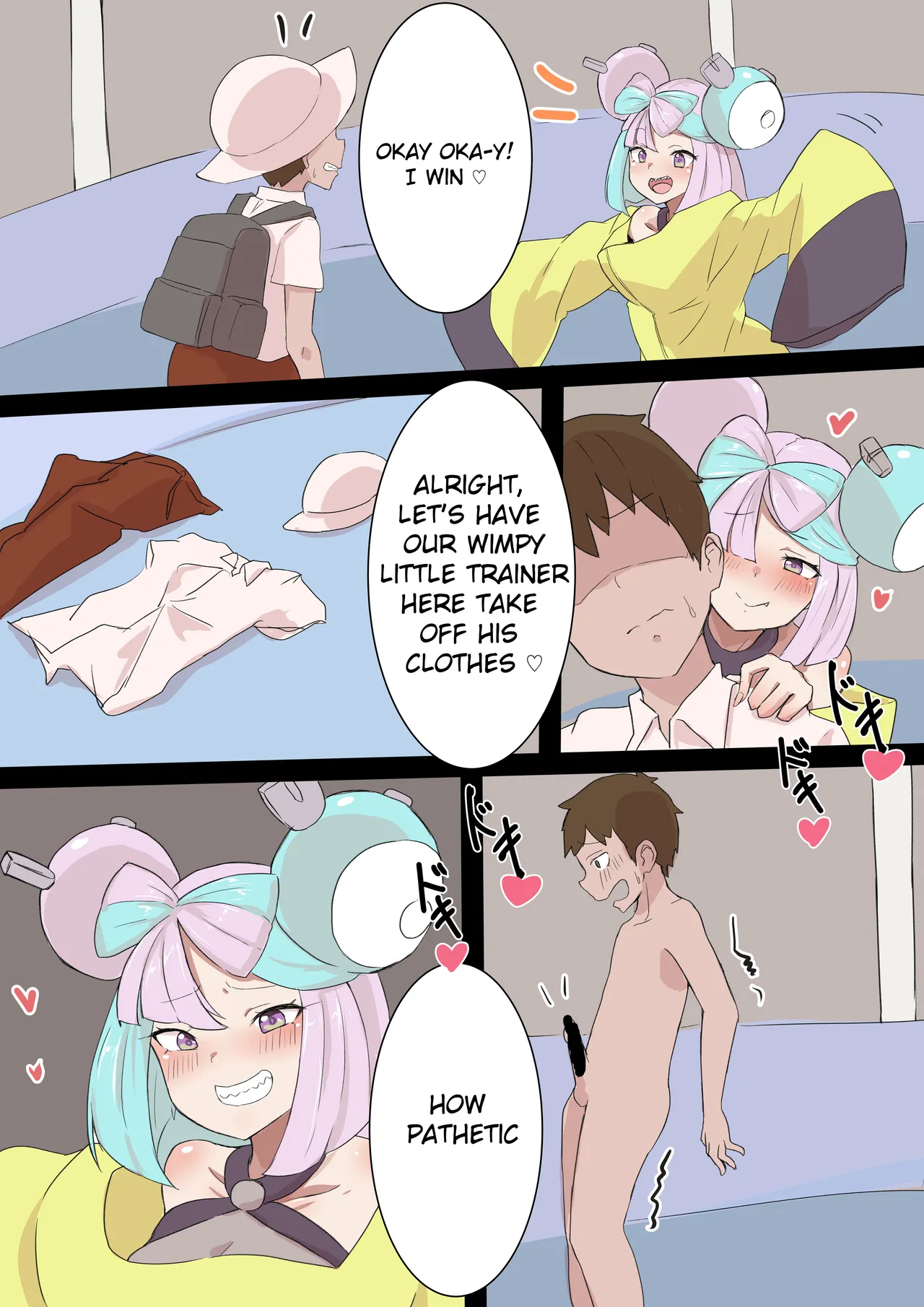 A trainer getting made to cum by lono then getting swallowed page 1 full