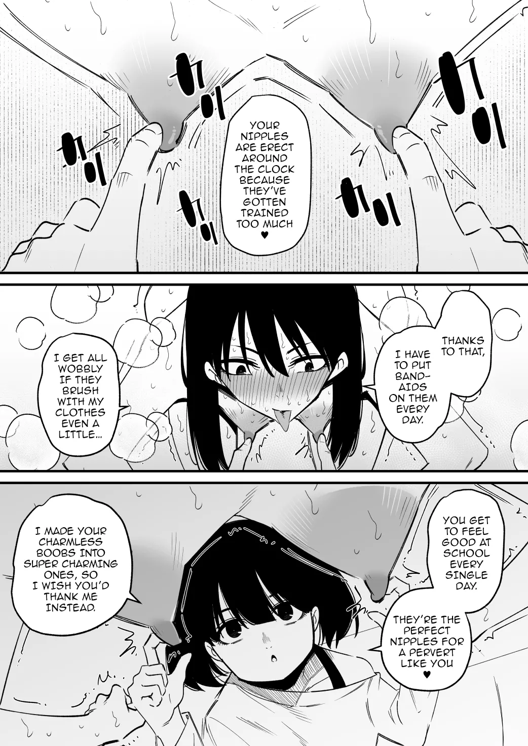 Chikubi Kaihatsu Zumi no Onee-chan o Kyou mo Chikubi dake Choukyou Shite Ageru | Today I'm Only Going to Train the Nipples of My Sister Who's Thoroughly Conditioned to Feel Pleasure from Her Nipples page 9 full