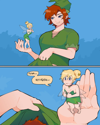 Tinker Bell And Peter Pan cover