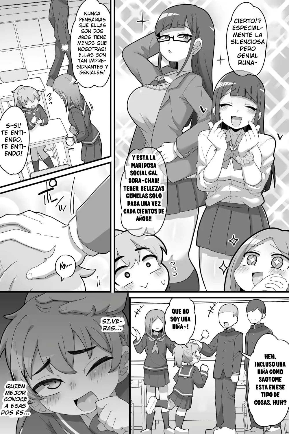 Futanari Futago ni Aisaresugitemasu♥ | Amo Mucho Mucho a Mis hermanastras Futanari♥ page 4 full
