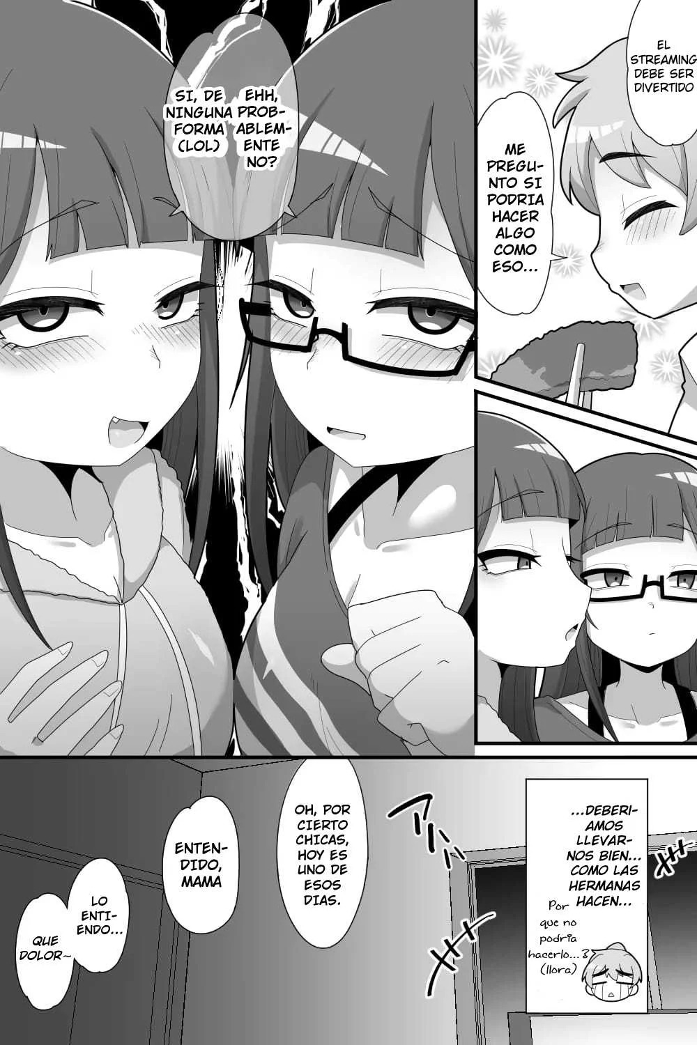 Futanari Futago ni Aisaresugitemasu♥ | Amo Mucho Mucho a Mis hermanastras Futanari♥ page 7 full