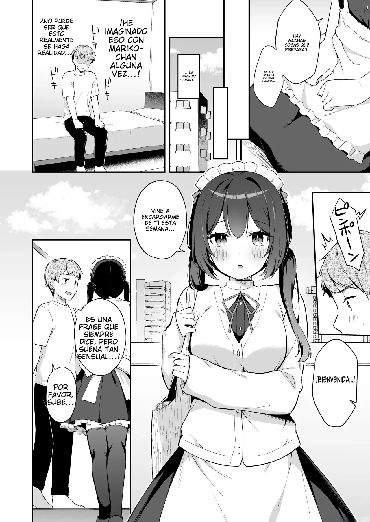 Osananajimi no Toshishita Iyashikei Maid to Issho ni Hatsutaiken Suru Hanashi page 7 full