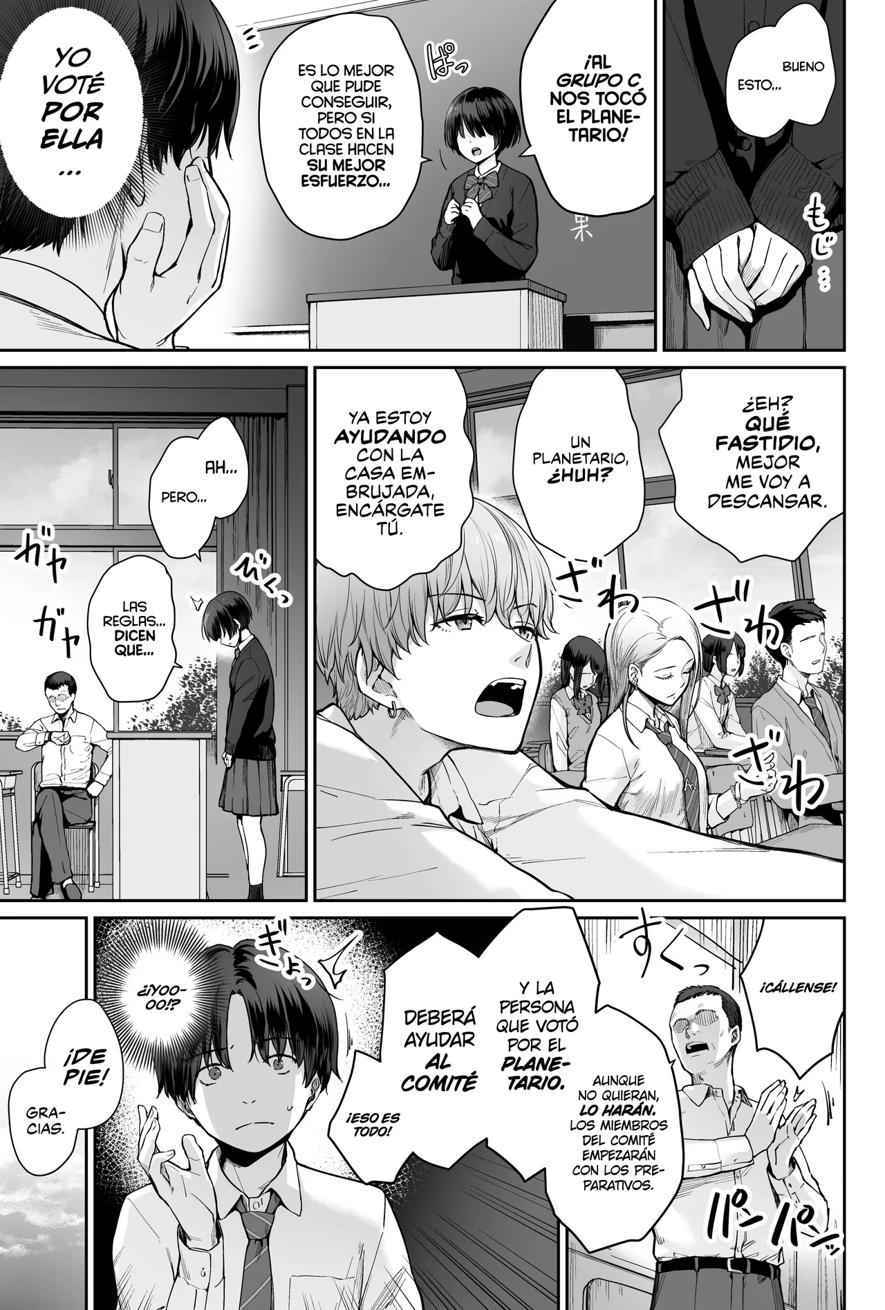 Sora no Hoshi wa Tada no Hikari -Ore dake ga Sex Dekinai Kyoushitsu- | Las Estrellas en el Cielo solo son Luz -Soy el Único en el Aula que no Puede tener Sexo- page 5 full