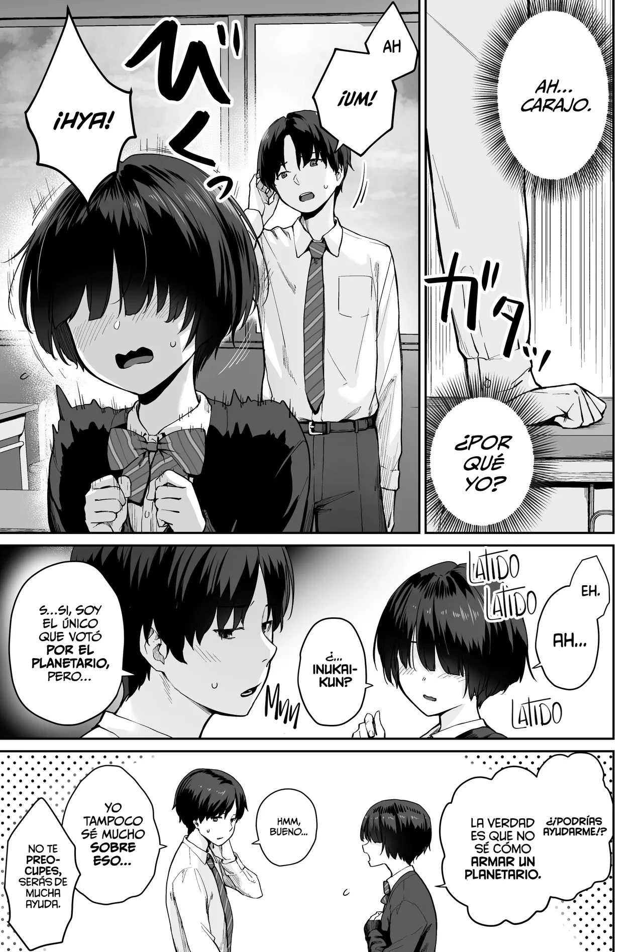 Sora no Hoshi wa Tada no Hikari -Ore dake ga Sex Dekinai Kyoushitsu- | Las Estrellas en el Cielo solo son Luz -Soy el Único en el Aula que no Puede tener Sexo- page 7 full
